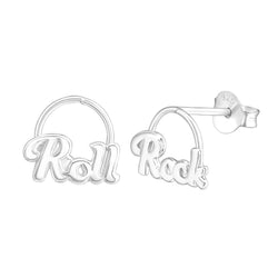 Rock and Roll Letter Studs