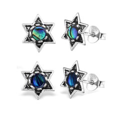 Star of David Vintage Studs