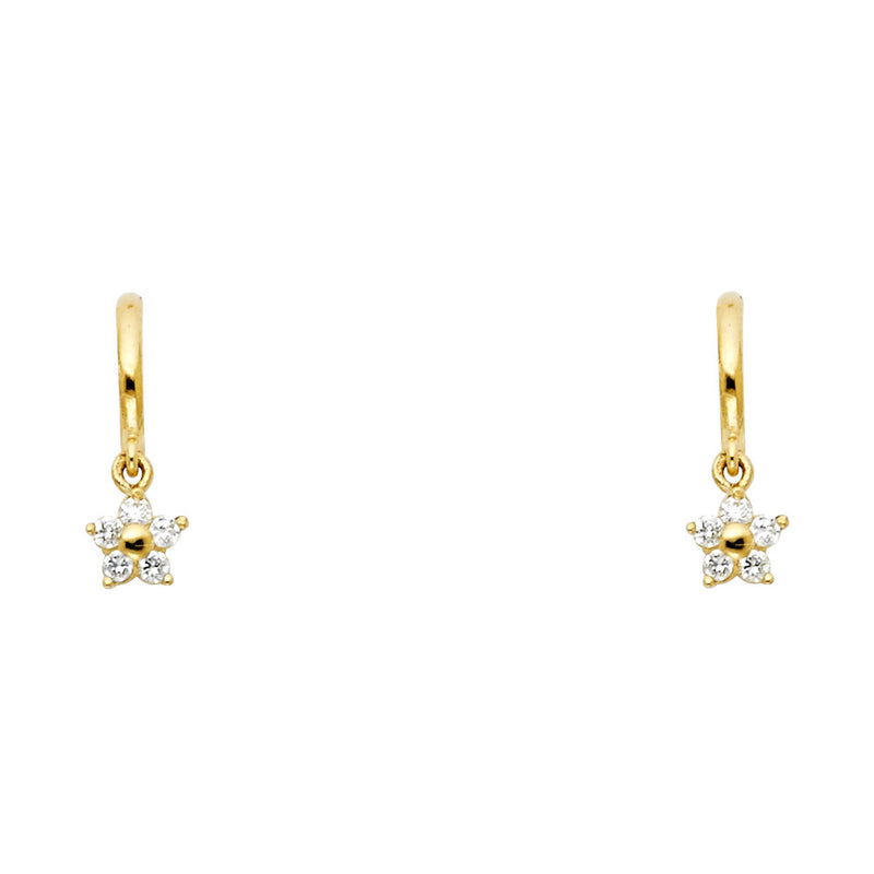 Mini Flower Dangle Earrings