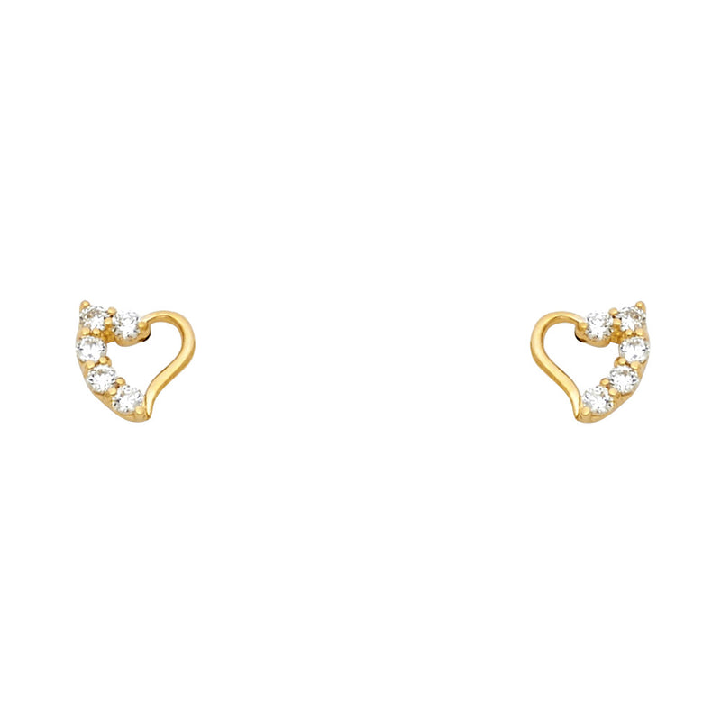 Heart Studs