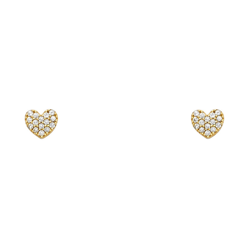 Heart Studs