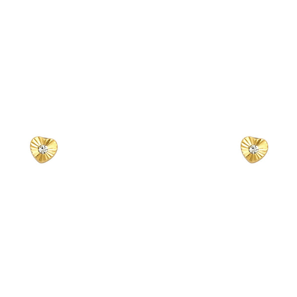 Mini Heart Baby Studs