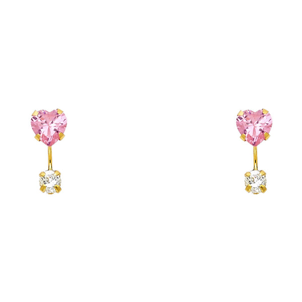 Heart Dangle Earrings