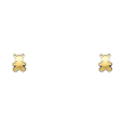 Bear Silhouette Studs