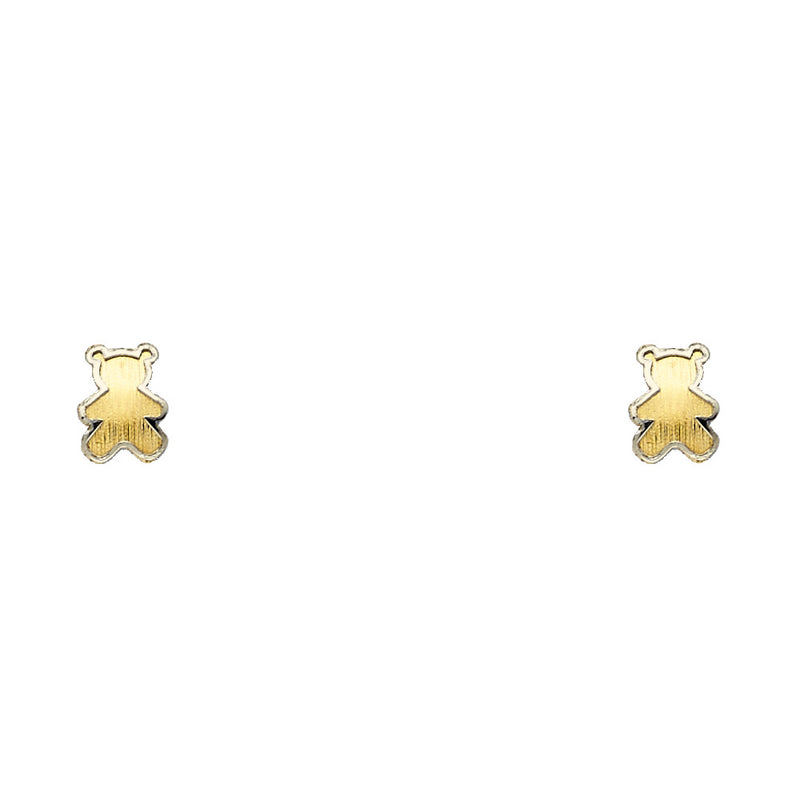Bear Silhouette Studs