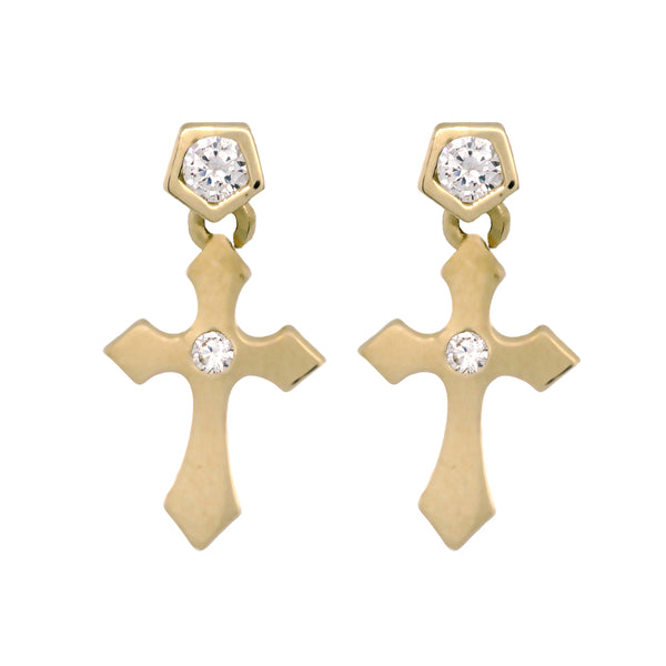 Cross Dangle Earrings