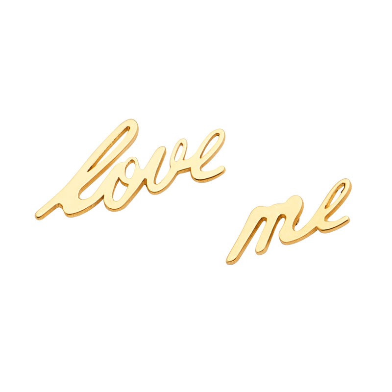 Love Me Letter Studs