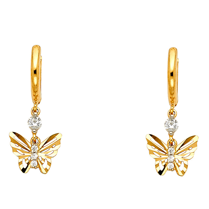 Dangling Butterfly Huggies