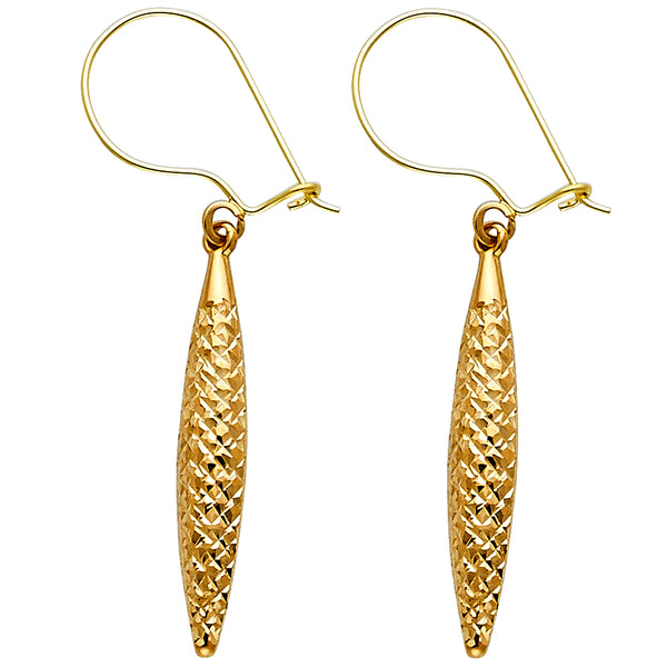 Hollow Marquise Dangle Earrings