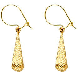 Hollow Teardrop Dangle Earrings