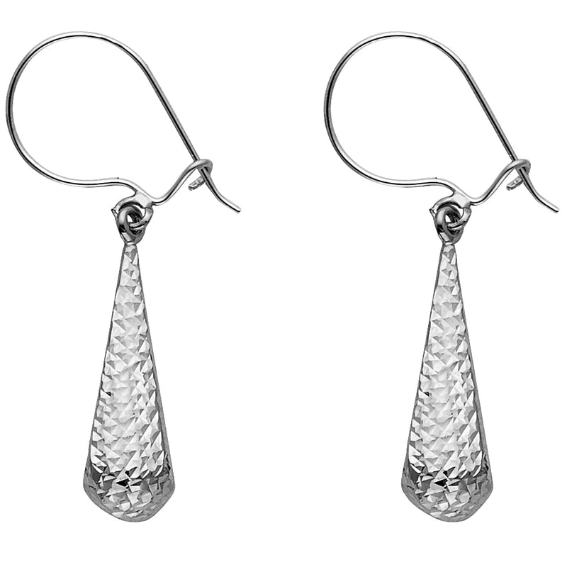 Hollow Teardrop Dangle Earrings