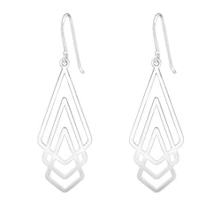 Triple Kite Dangle Earrings
