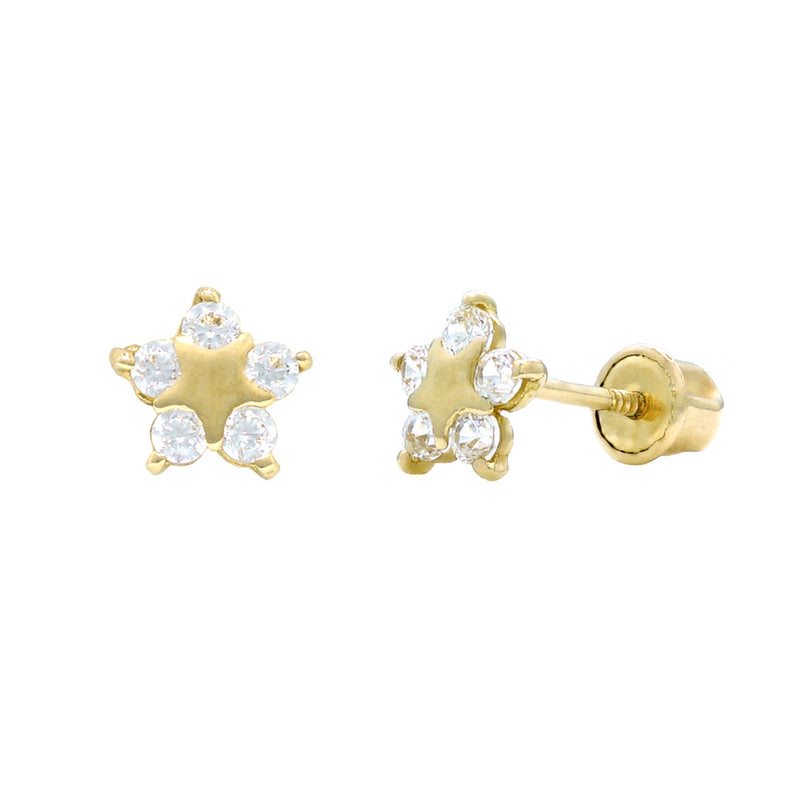 Star CZ Studs