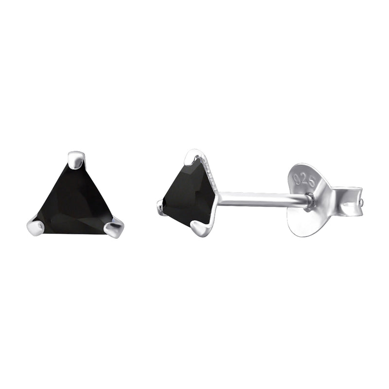 Triangle CZ Studs