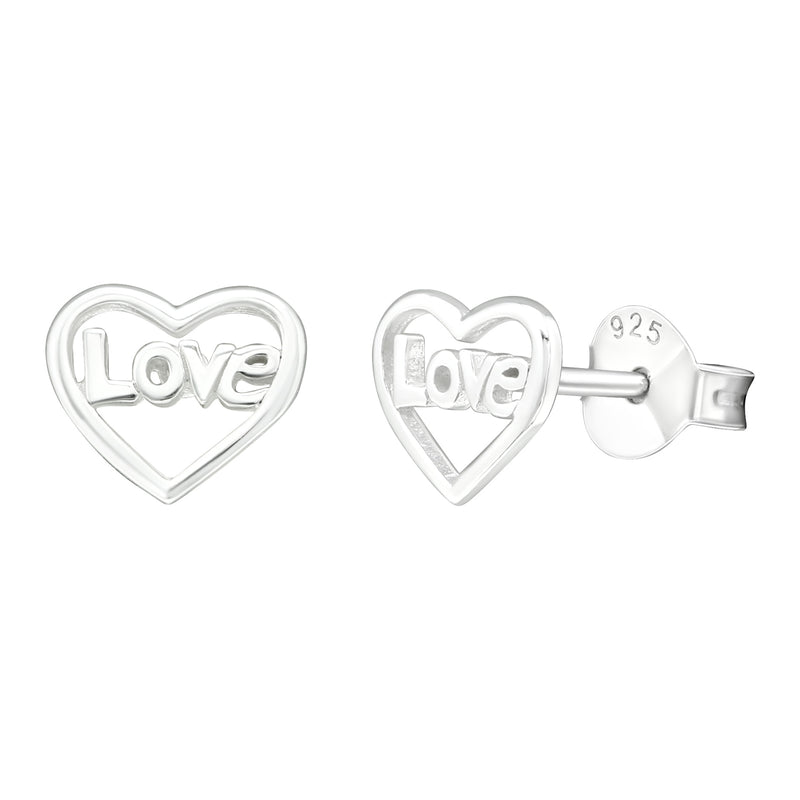 Love Heart Studs