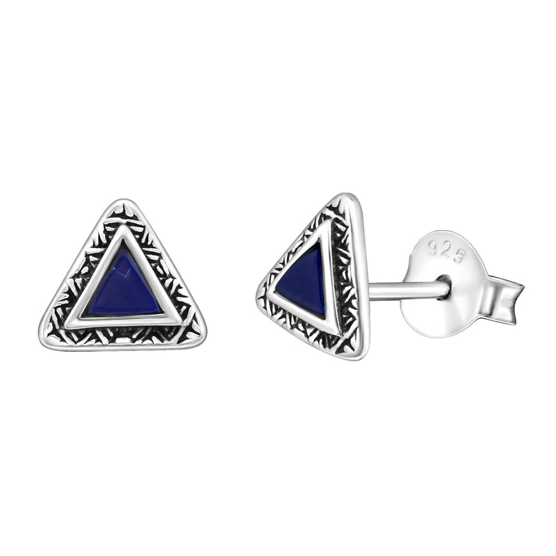Triangle Stone Studs