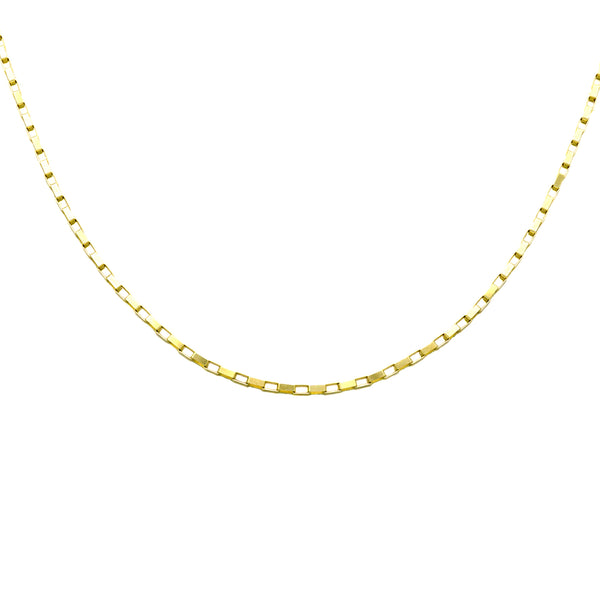 Open Box Chain Necklace