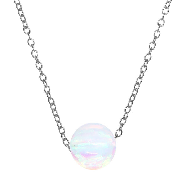 Opal Ball Necklace