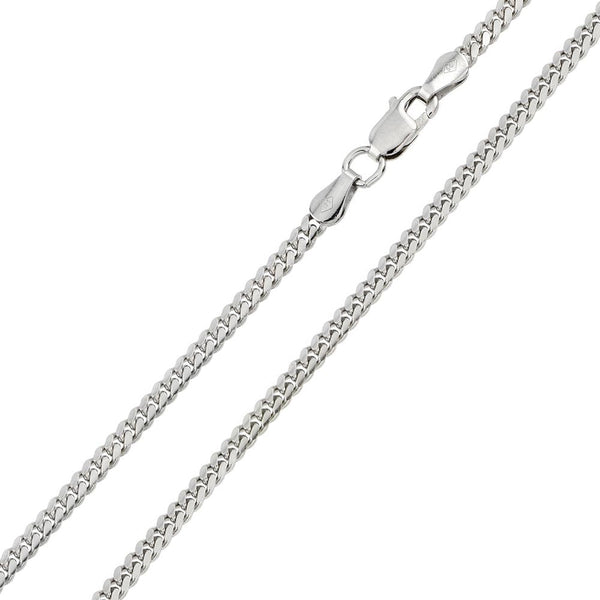 Miami Cuban Curb Link Chain Necklace - 3.4 mm