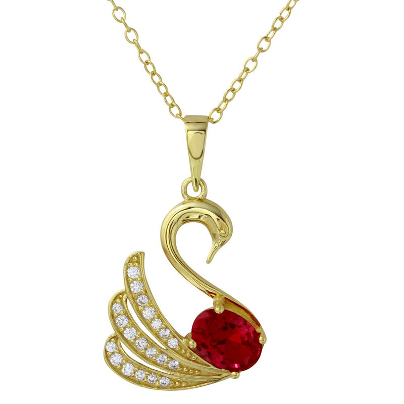 Swan Pendant Necklace