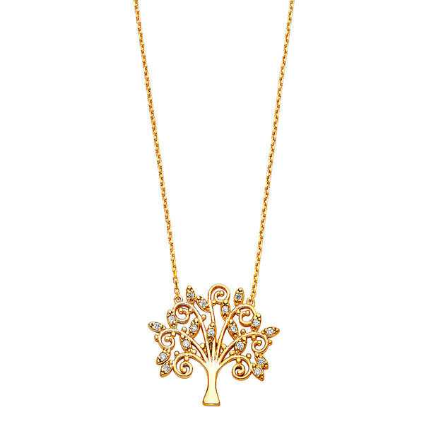 Wishing Tree Charm Necklace