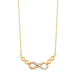 Infinity Loop Charm Necklace