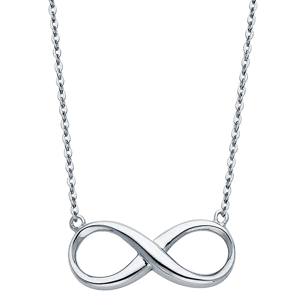 Infinity Loop Charm Necklace