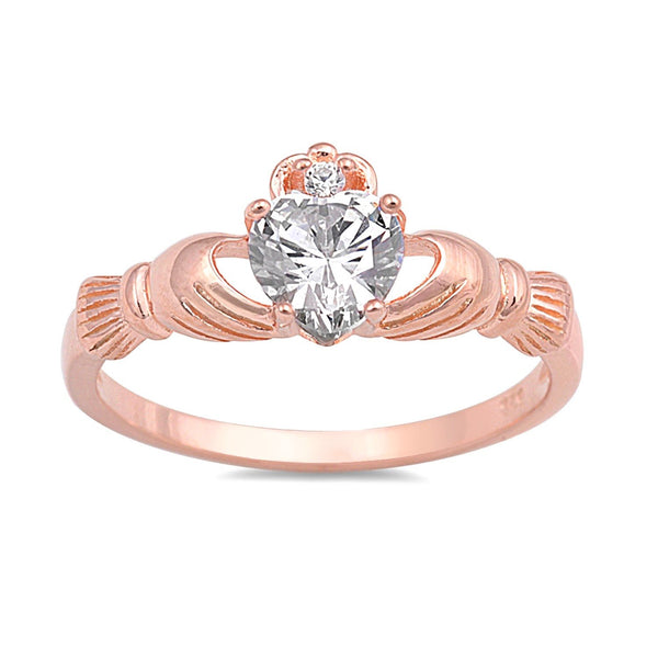 Claddagh CZ Ring
