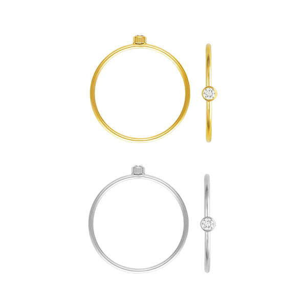Stackable Diamond Ring