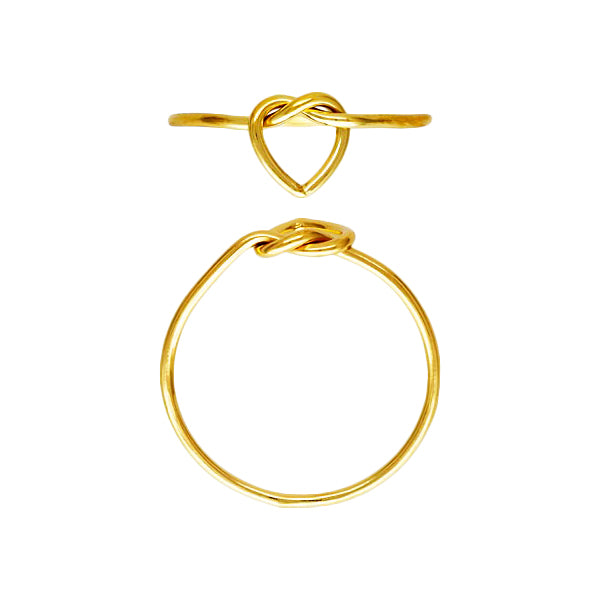 Stackable Heart Knot Ring