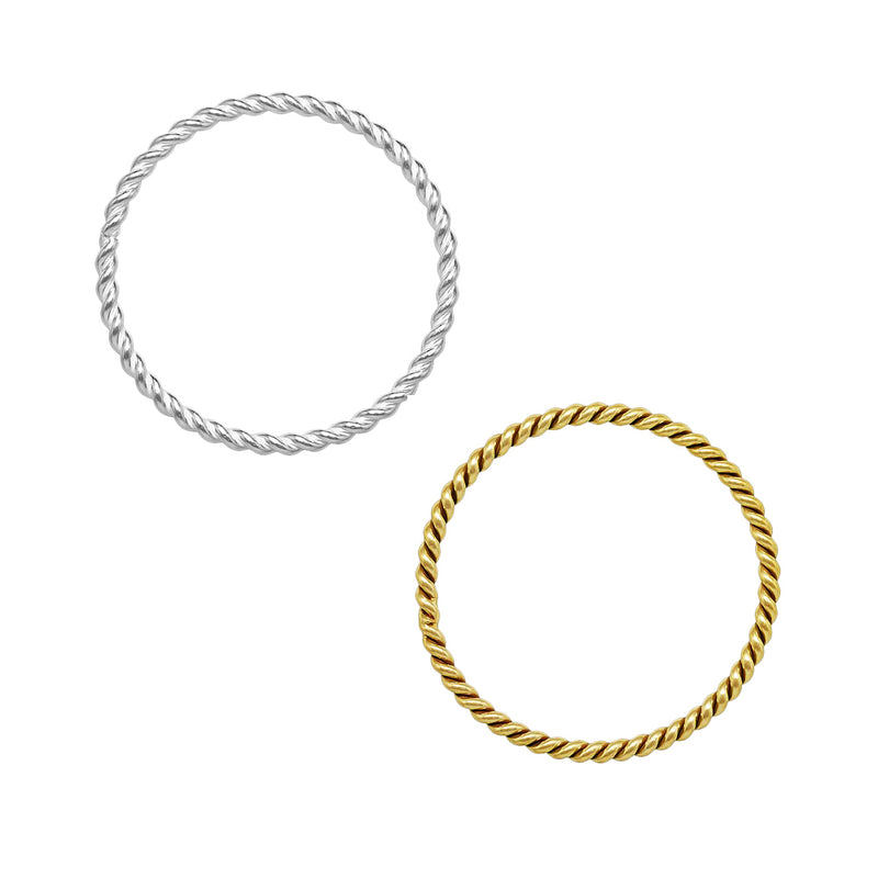 Stackable Twisted Ring