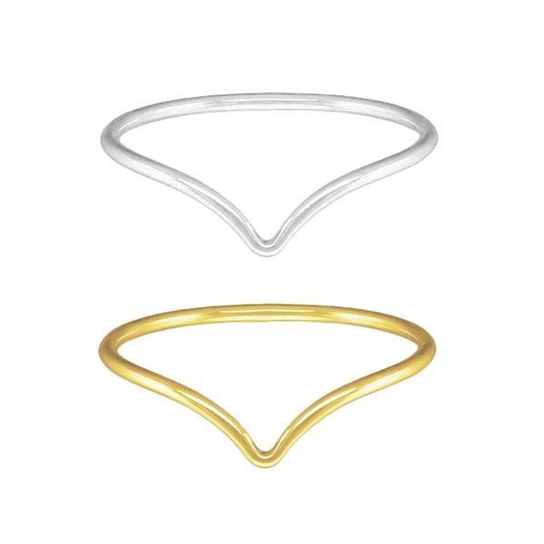 Stackable Chevron  Ring