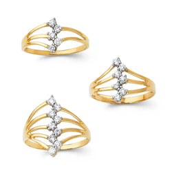 Semanario CZ Anniversary Ring