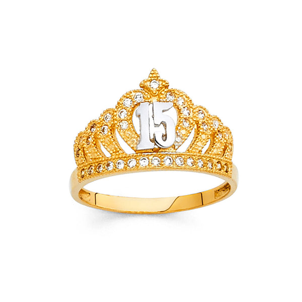 Quince Crown CZ Ring