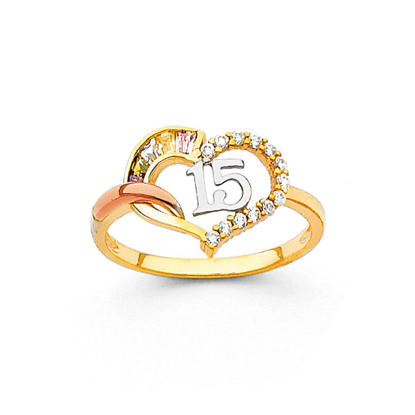 Quince Open Heart CZ Ring
