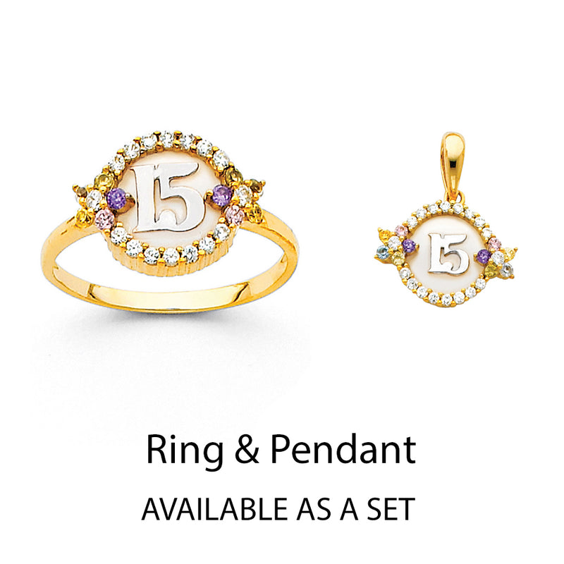 Quince Round CZ Eternity Ring