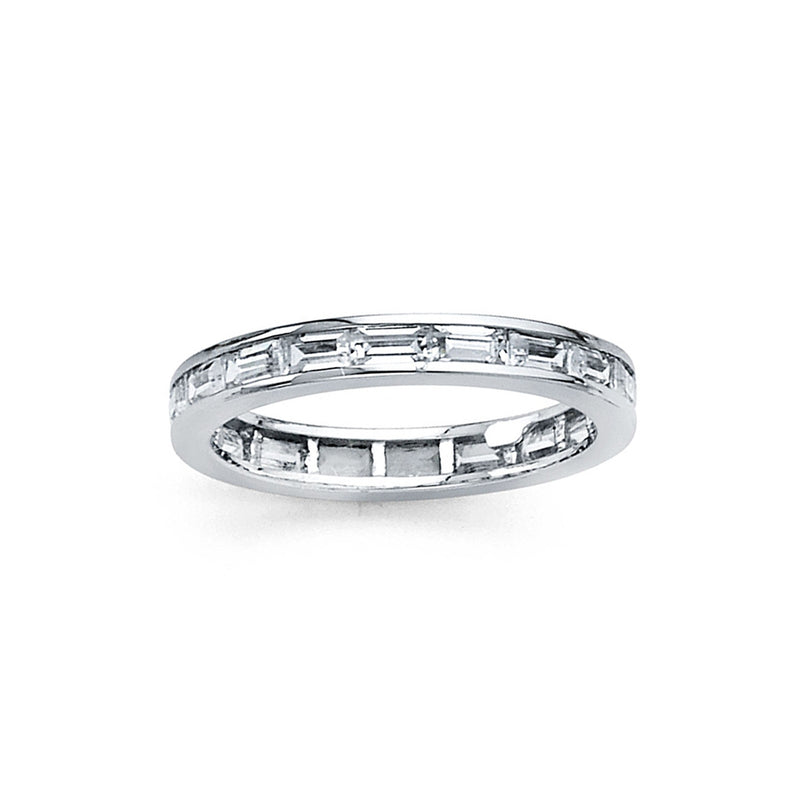 Baguette CZ Eternity Band