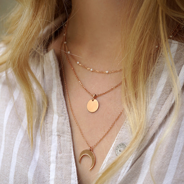 Moon Layered Necklace