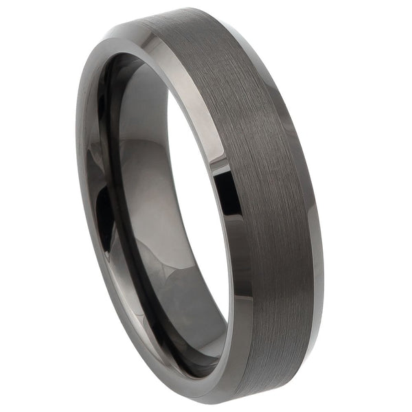 Gun Metal Brushed beveled Edge Band