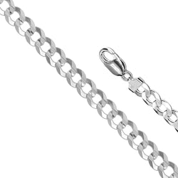 Flat Curb Link Chain Bracelet