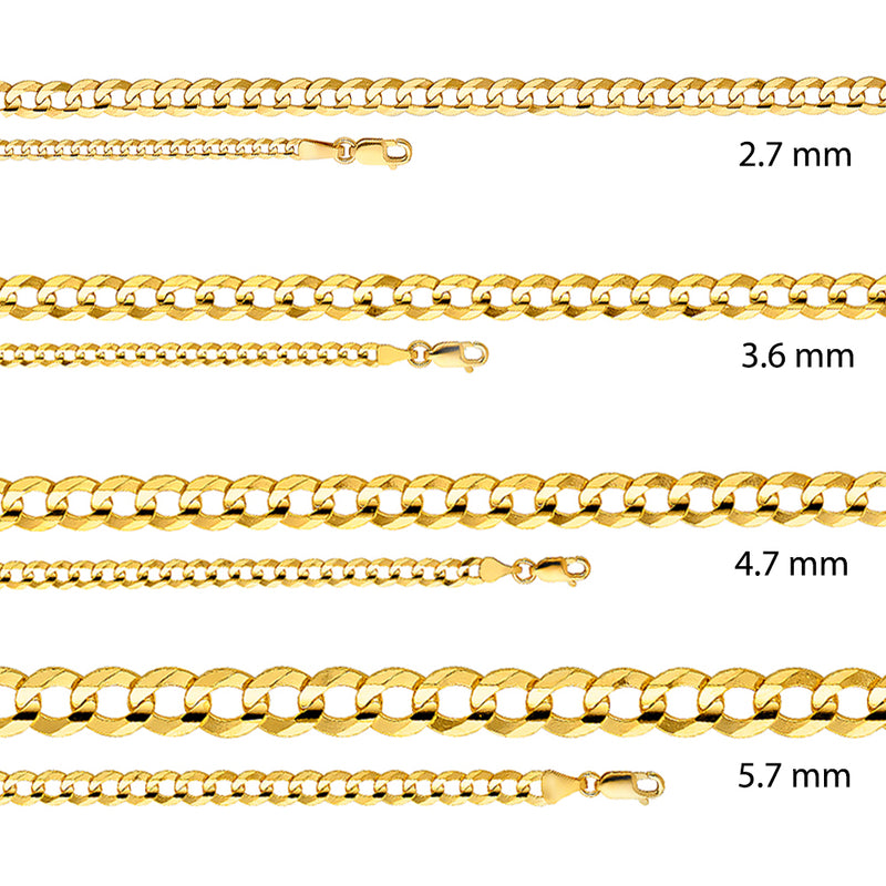 Cuban Curb Link Chain Bracelet