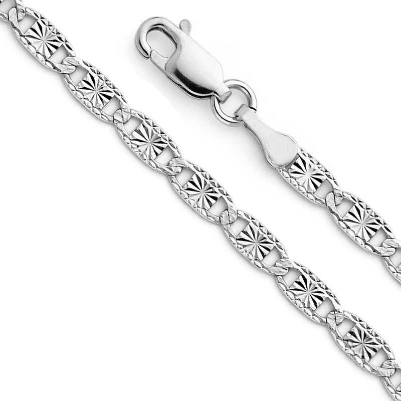 Valentino Star Diamond Cut Chain Bracelet