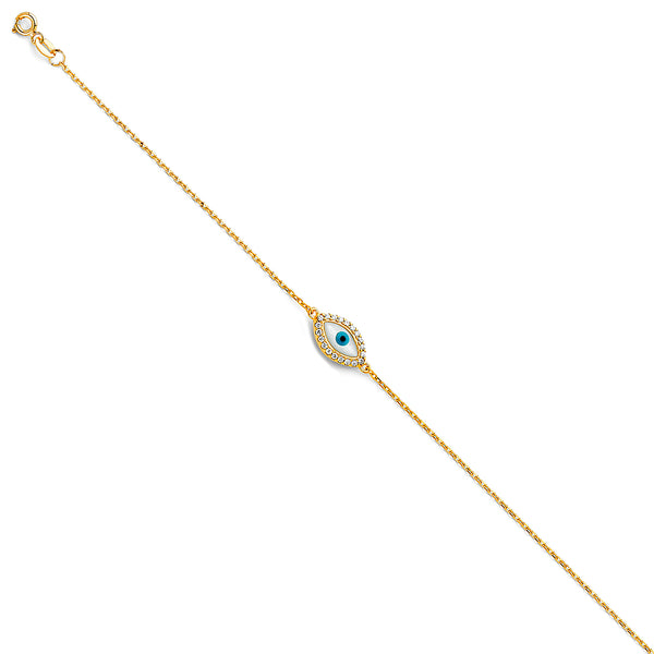 Evil Eye Chain Bracelet