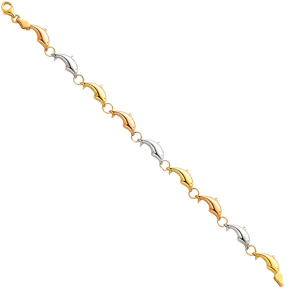 Dolphin Link Chain Bracelet