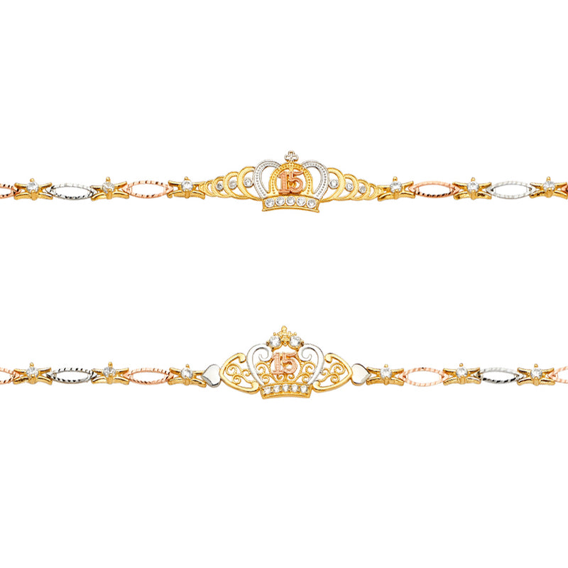 Quince Crown CZ Bracelet