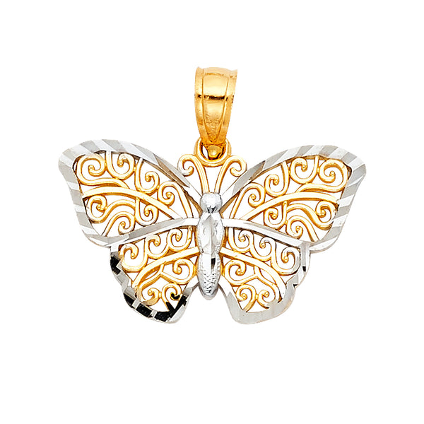 Butterfly Filigree Pendant
