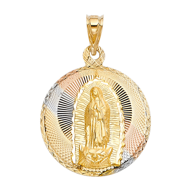 Mary of Guadalupe Round Pendant