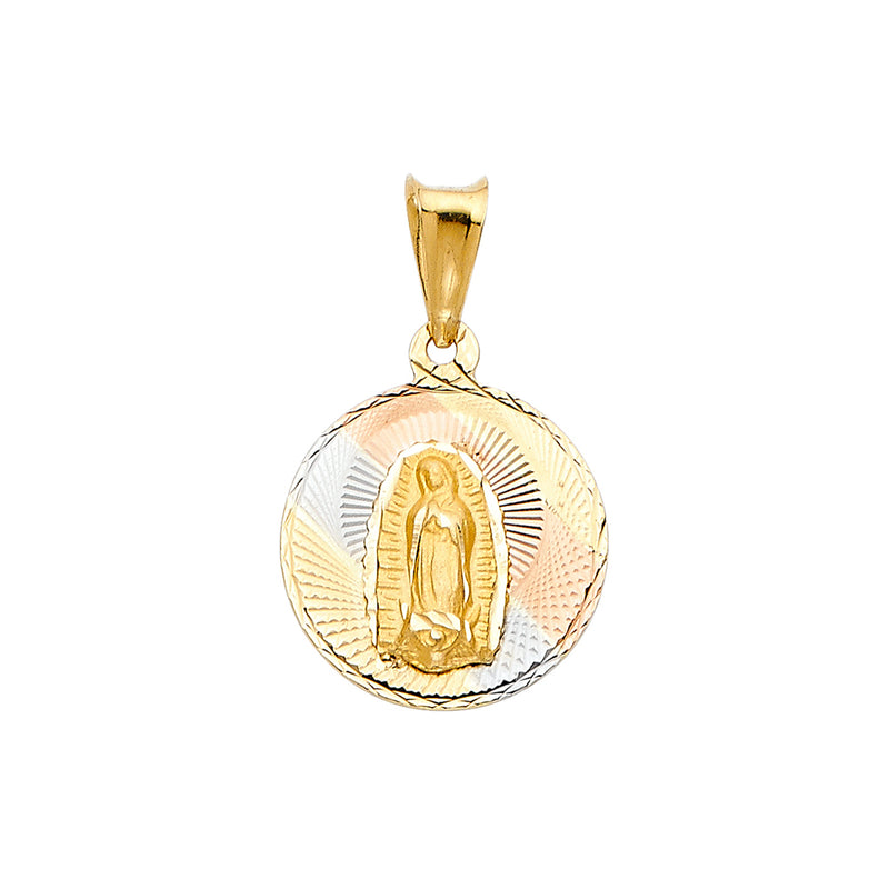 Mary of Guadalupe Round Pendant