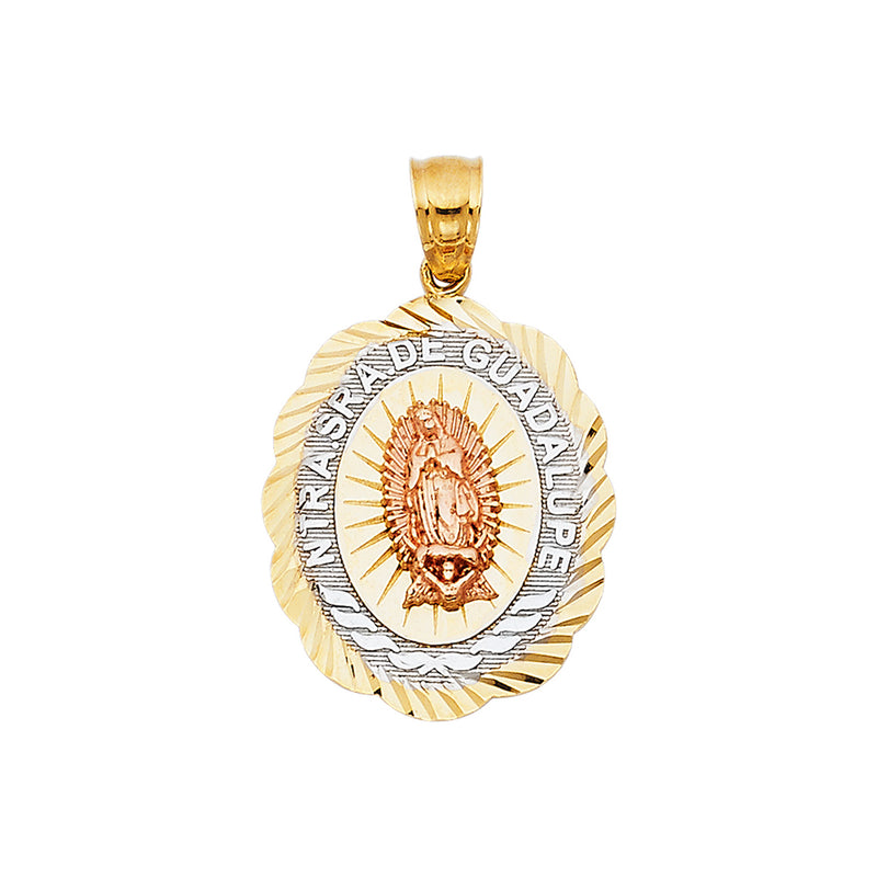 Mary of Guadalupe Oval Pendant