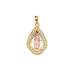 Mary of Guadalupe CZ Pendant